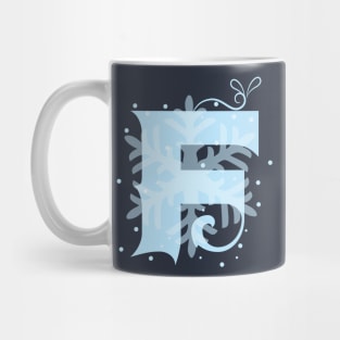 Winter Letter F Mug